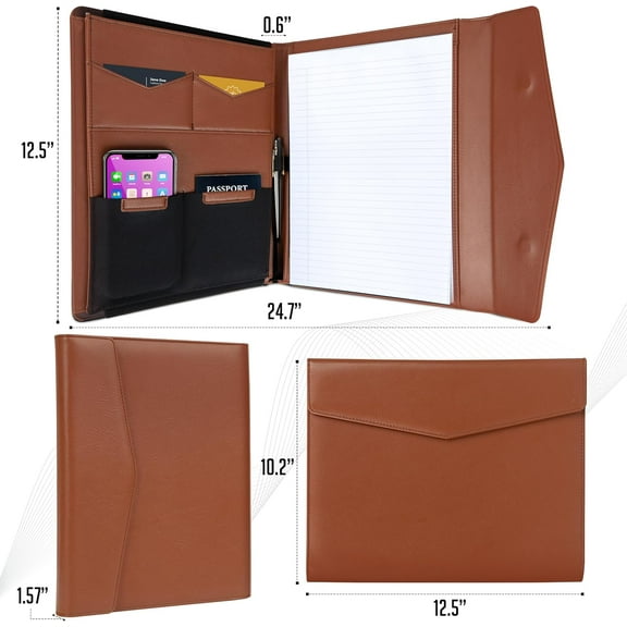 STLYIO Trifold Padfolio - Magnetic Closure