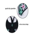 thumbnail image 6 of YiZYiF Big Little Girls One Piece Swimwear Sleeveless Wide Shoulder Straps Jumpsuit Bathing Suit Summer Lily Pink 10, 6 of 7