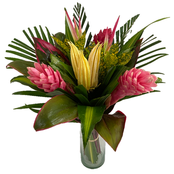 Vistaflor, 27-Stem Tropical Miracle Yellow Arrangement ...
