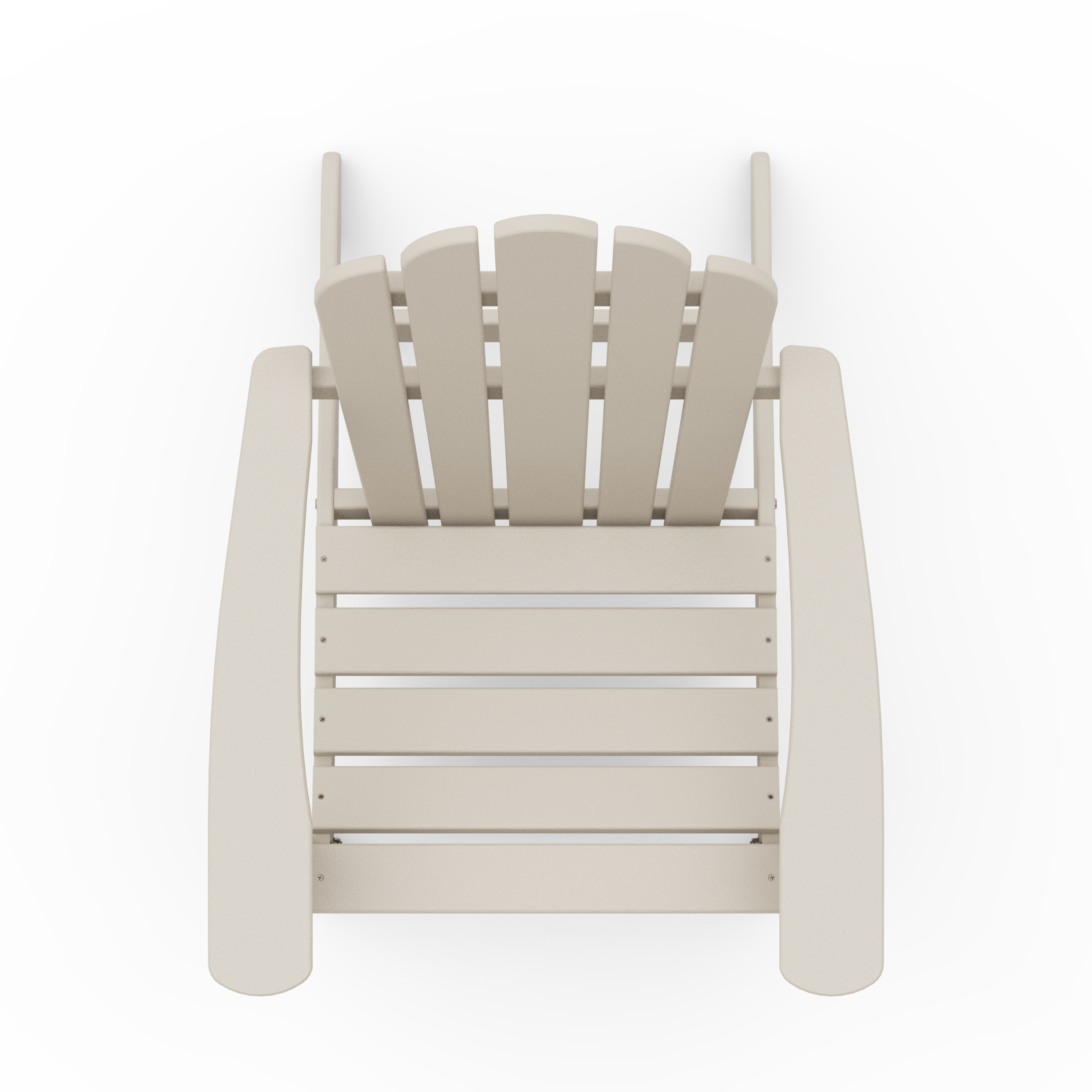 Better Homes & Gardens by POLYWOOD Southlake Outdoor Flowerback HDPE Adirondack Chair, Patio Seat, Weather Resistant, Sand