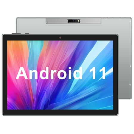 APPIE M11 Android Tablet, 10.1 Inch IPS HD Android 11 Tablet, 2GB RAM 32GB ROM Storage, 2MP+8MP Dual Camera, 1.6GHZ Quad Core Processor, Metal Body(Gray)