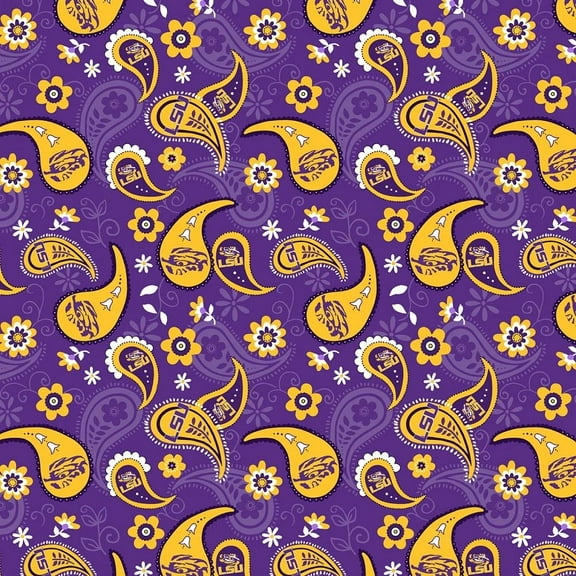 College Prints Fabric - Louisiana
