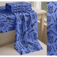 thumbnail image 6 of Soimoi Blue Cotton Voile Fabric Text & Knife Kitchen Print Sewing Fabric Yard 42 Inch Wide, 6 of 7