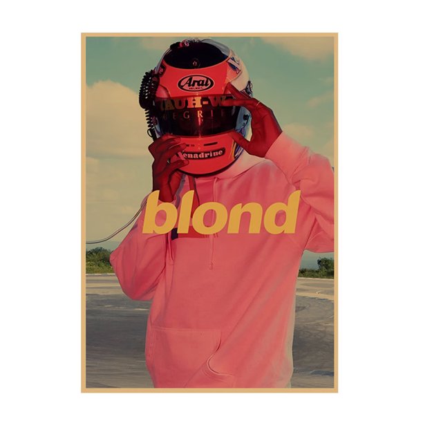 Póster Frank Ocean, arte musical retro vintage, 20 x 30 cm, hierro