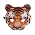 thumbnail image 2 of Mascarilla cara de tigre creativa Hugo para mujer Amarillo Accesorios de Halloween de tigre, 2 of 7