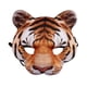 thumbnail image 2 of Mascarilla cara de tigre creativa Hugo para mujer Amarillo Accesorios de Halloween de tigre, 2 of 7