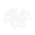 thumbnail image 5 of Uxcell 9mm OD 4.2mm ID 2.4mm Width Silicone Seal O-Rings White 50 Pack, 5 of 5