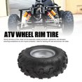 thumbnail image 3 of ATV Wheel Rim Tire Assembly, 17X7.00-8 ATV Rim Tire Improved Control Enhanced Grip 8 Inch  for ATV, 3 of 7
