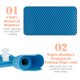 thumbnail image 4 of Muyoka Botella de agua caliente de gran capacidad con funda esponjosa de piel sintética, bolsa de agua caliente suave y cálida, bolsa de agua caliente de goma clásica, gran regalo para mujeres y niñas Muyoka Hogar, 4 of 7