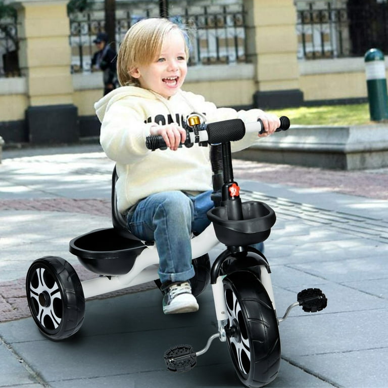 Baby Kids Tricycle Bike Trike Play Sports Activity Ride On Steel Frame  Black