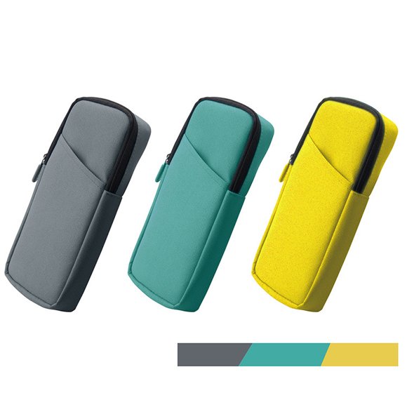 Sac de Rangement Nintendo Switch & Switch Lite - Pochette Protectrice en Tissu Souple Nylon pour Mini Console NS et Accessoires, Étui de Transport Antichoc