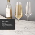 thumbnail image 5 of Viski Raye Champagne Flutes for Outdoor Party, Home Bar Gifts, 8oz Set of 2, 5 of 8