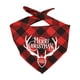 thumbnail image 2 of xihome Pañuelo bandana navideño de cuadros escoceses para mascotas, ideal para perros y gatos pequeños, medianos y grandes. Tela de franela reversible., 2 of 6