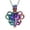 Rainbow, variant on Celtic Knot Urn Necklace Ashes Keepsake Cremation Jewelry Crystal Butterfly Urn Necklace for Ashes Memorial Gifts for Women Loss Loved One
