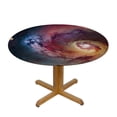 thumbnail image 3 of Acheng Round Tablecloth, 100% Polyester Fiber, Waterproof and Wrinkle Resistant, Easy to Clean, Suitable for Round Tables of Various Sizes 60x60in, 3 of 7