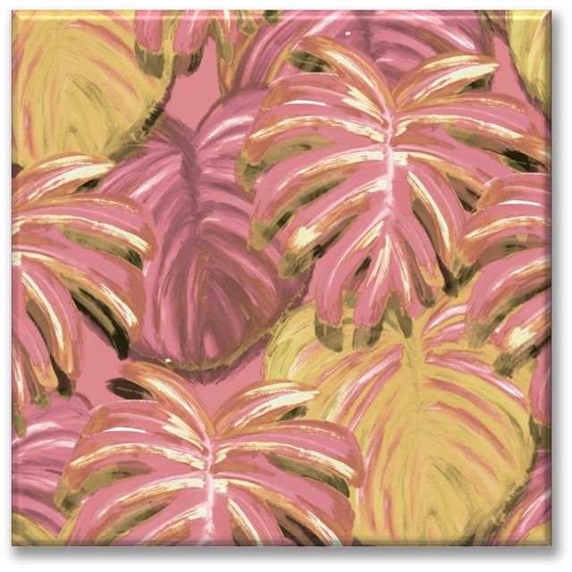 Cuadro Canvas Pixtreats Naturaleza Rosa 100X100 cm