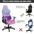 thumbnail image 6 of Xixirimido Gaming Chair Covers Slipcovers, 4-Piece Stretchable Elastic Computer Reclining Gaming Chair Seat Cover with Armrest Covers, Marble Pink Print, 6 of 8