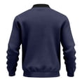 thumbnail image 6 of Men Full-Zip Bomber Jacket Lightweight Windbreaker Jackets Casual Softshell Flight Fashion Fall Winter Coat with Pocket 2XL, 6 of 9
