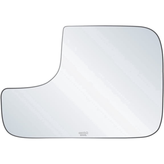 exactafit 8444L Driver Side Lower Mirror Glass Replacement Fits 2002-2009 Dodge Ram 1500 2500 3500 Left Hand 3m Adhesives