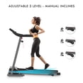thumbnail image 2 of FLIMDER Walking Pad, Sturdy & Durable Under Desk Treadmill, Folding Treadmill with 300LBS Capacity, Beautifully Designed Installation-Free Treadmills for Home Bluetooth Speaker, 2 of 6