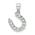 thumbnail image 4 of 925 Sterling Silver Polished Cubic Zirconia Pendant Necklace 14x14mm Wide Pendant for Women, 4 of 4