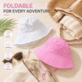 thumbnail image 4 of Summer Sun Hat, Adjustable Beach Hat with Wide Brim, 4 of 6