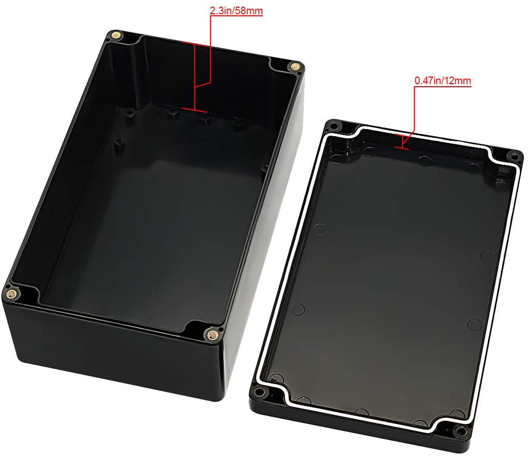 LeMotech ABS Plastic Electrical Project Case Power Junction Box Project Box ... 