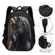 thumbnail image 3 of Balery Black And Gold White Horse Mochila con carga USB para hombre y mujer - Mochila impermeable y antirrobo para portátil con puerto USB para viajes, trabajo, estudios y universidad, 3 of 7