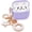 Purple, variant on Airpods 4 phone cases, new women's anti drop silicone iPod 4 earphones, wireless accessories, charging case, Airpods 4th generation girls' shiny keychain, earphone protective cover