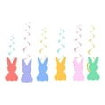 thumbnail image 5 of S SERENABLE 6 Pieces Easter Hanging swirls Decoration Bunny Spirals Ceiling Decorations Hanging Ornaments for Bedroom Party Favors Spring, 5 of 8