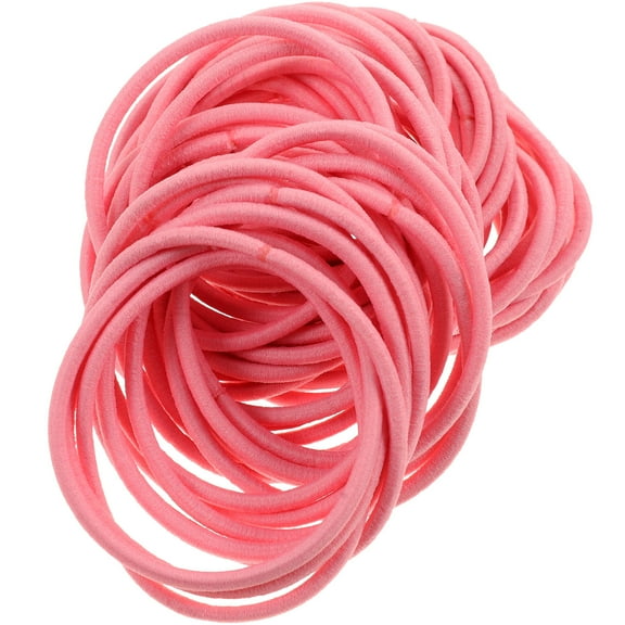 ELAYARD 100Pcs Colored Thin Hair Bands Rubber Elastics for Fashion Hair Styling