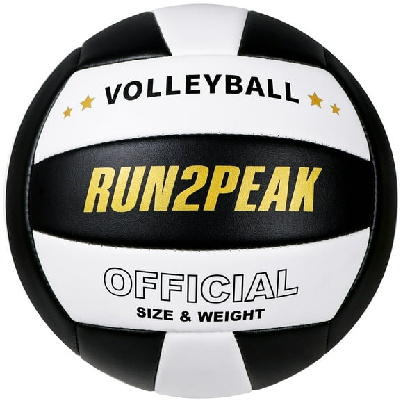 Voleibol RUN2PEAK, talla 5, suave, de poliuretano para jóvenes, interiores y exteriores