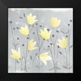 thumbnail image 2 of Northern Lights 12x12 Black Modern Framed Museum Art Print Titled - Soft Nature yellow And grey III, 2 of 5