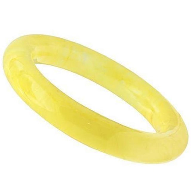 7.25 in. Resin Bangle with No Stone, Topaz