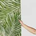 thumbnail image 3 of GOSMITH Palm Leaf Tropical Plants Shower Curtain for Bathroom Decoration White, 3 of 7