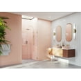 thumbnail image 2 of Illume 41.75 in. x 78 in. Wall Hinged Glass Shower Enclosure, 2 of 7