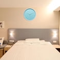 thumbnail image 5 of ABCISI 8 Inch Wall Clock, 3D Number Quartz Battery Operated Silent Non-Ticking Round Wall Clocks for Office Bedroom Decorative (Light Blue), 5 of 12