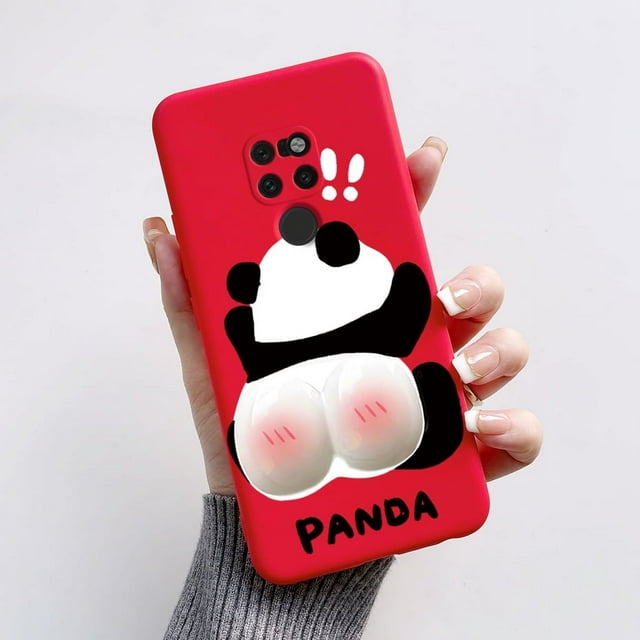 Case For Huawei Mate 20 Pro Coque Cute Rabbit Panda Cover Slim Soft Silicone Phone Case For Huawei Mate20 Pro 20Pro Fundas Capa Red-L12 For Mate 20 Pro