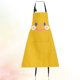 thumbnail image 2 of Delantal de pintura de arte Delantal sin mangas Ropa de abrigo práctica Dibujo de bricolaje Delantal de bebé para hornear Talla S Amarillo, 2 of 6