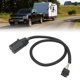 thumbnail image 4 of Trailer Connector Cable, Stable Performance 7 Way Round To 4 Way Flat Wear Resistant Trailer Brake Light Control Cord Flame Retardant  For Trailer ANGGREK 7 Prong Trailer Light Wiring Connector, 4 of 8