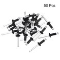 thumbnail image 3 of Remaches Ciegos Unique Bargains 5,6mm x 15,9mm Nylon Sujetador para PC Tablero Parachoques Negro 50uds, 3 of 5