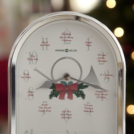 Howard Miller Sounds of the Season Musical Table Top Clock