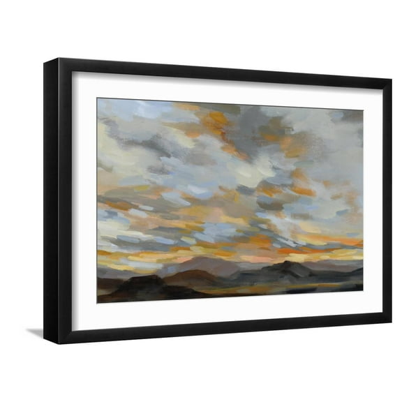 Art.com High Desert Sky I Art Print, Black Frame Wall Art, 23" x 17"