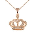 thumbnail image 2 of DPTALR Ensemble Collier Diamant Couronne Personnalité Révèle Votre Tempérament, 2 of 2