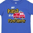 thumbnail image 4 of Inktastic My Papa is a Firefighter with Fire Truck Boys or Girls Toddler T-Shirt, 4 of 5