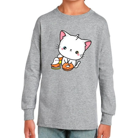 

Cute Vampire Kitten W Donut Long Sleeve Toddler -Image by Shutterstock 3 Toddler