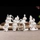 thumbnail image 4 of Estatua de yoga de cerámica, figura decorativa para interiores y exteriores, para el hogar y el jardín. Los 7.5x4.5x14cm, 4 of 6