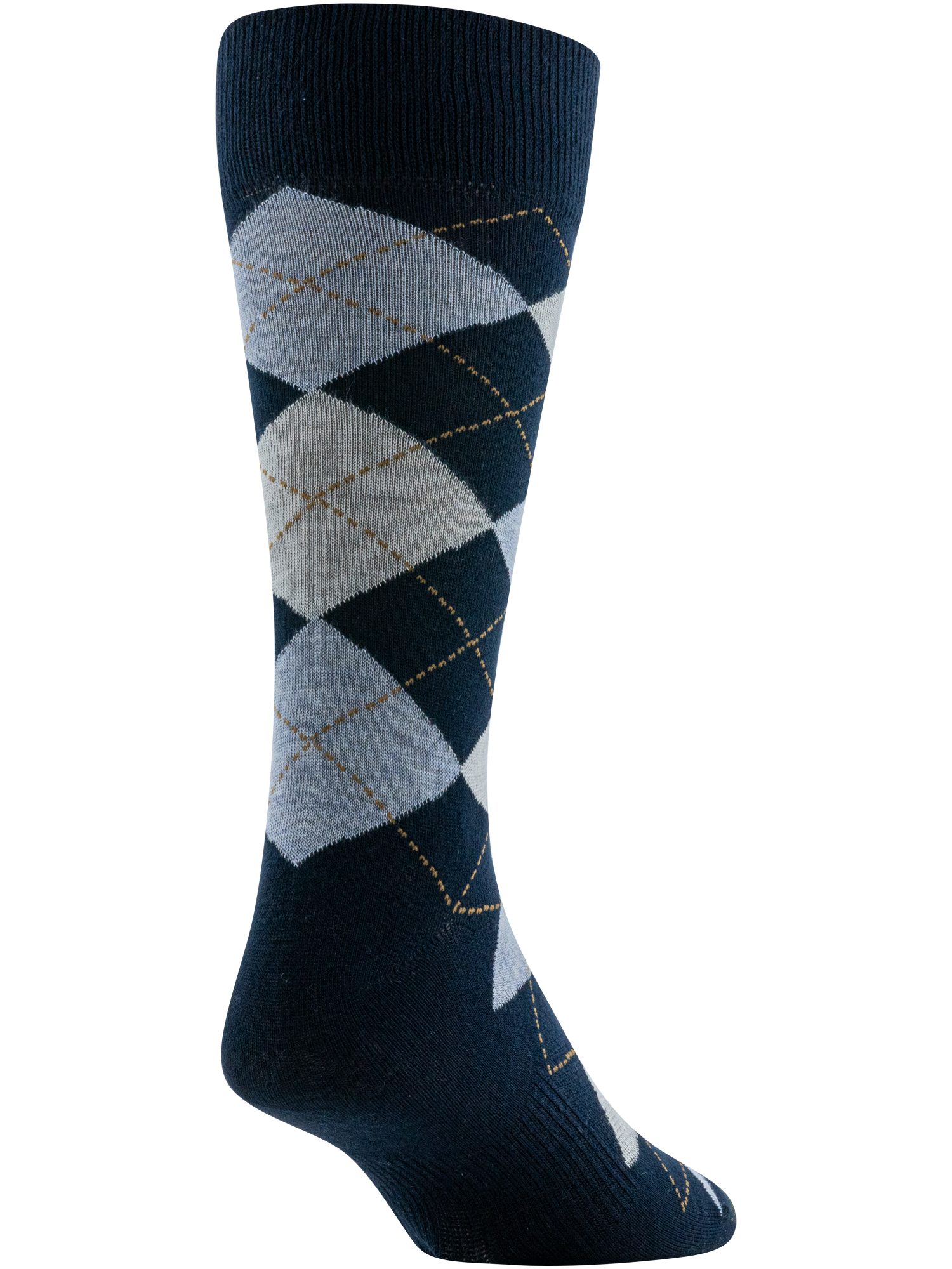 Goldtoe Edition Men's Dress Argyle Crew Socks, 3-Pack photo 4