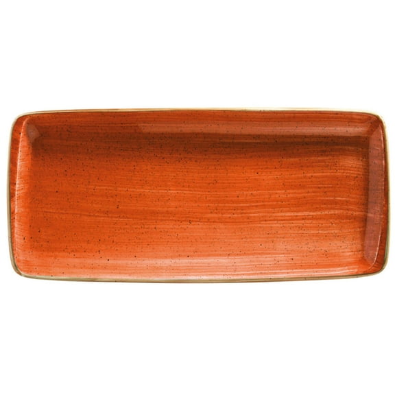 Terracota 13.5" x 6" x h:0.75" Rectangular Terracotta Porcelain Platter