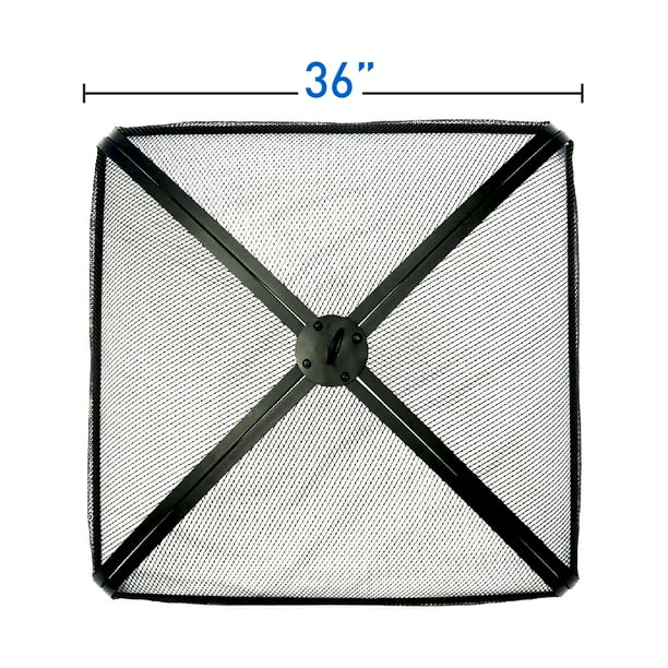 EasyGo 36 INCH SQUARE FIRE SCREEN FIRE PIT COVER FIRE SCREEN